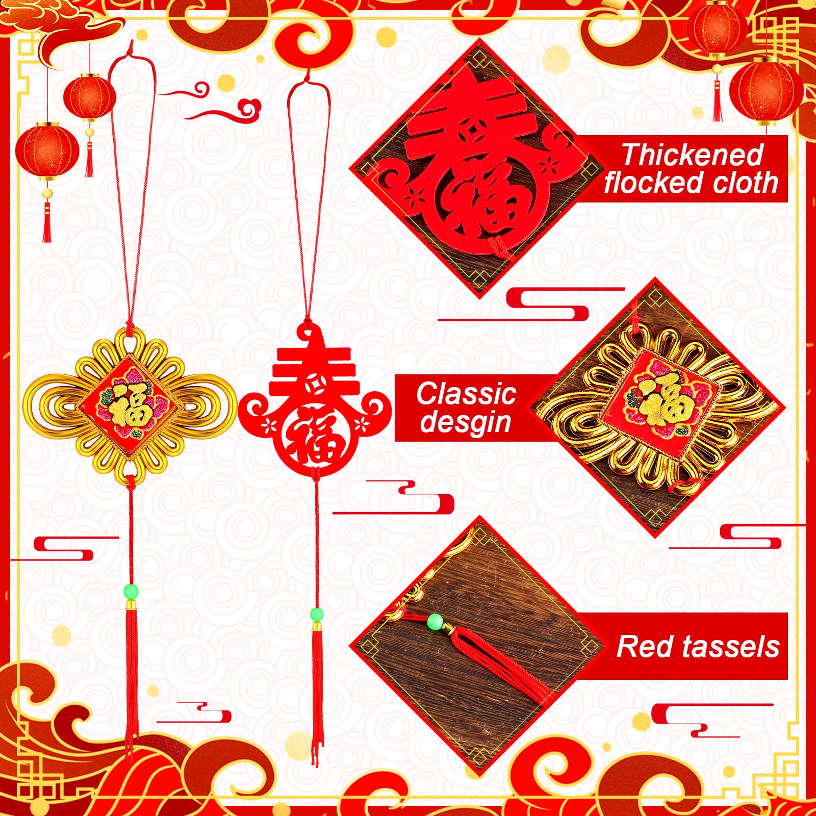 Amazon.com: Mixweer 72 Pieces Chinese New Year Decorations 2026